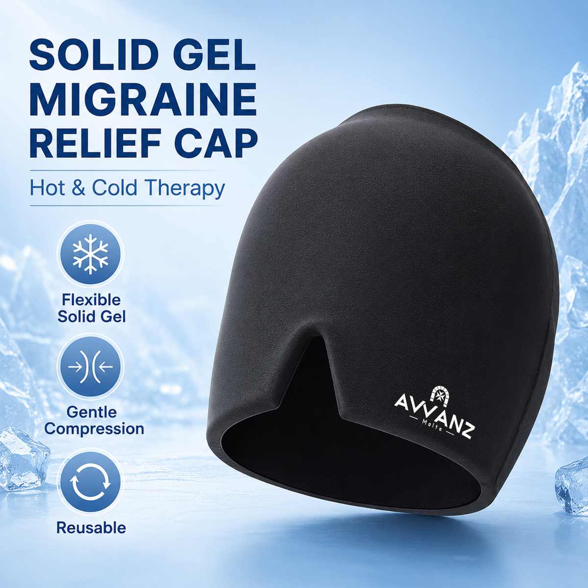 The AVVANZ Migraine Relief Cap